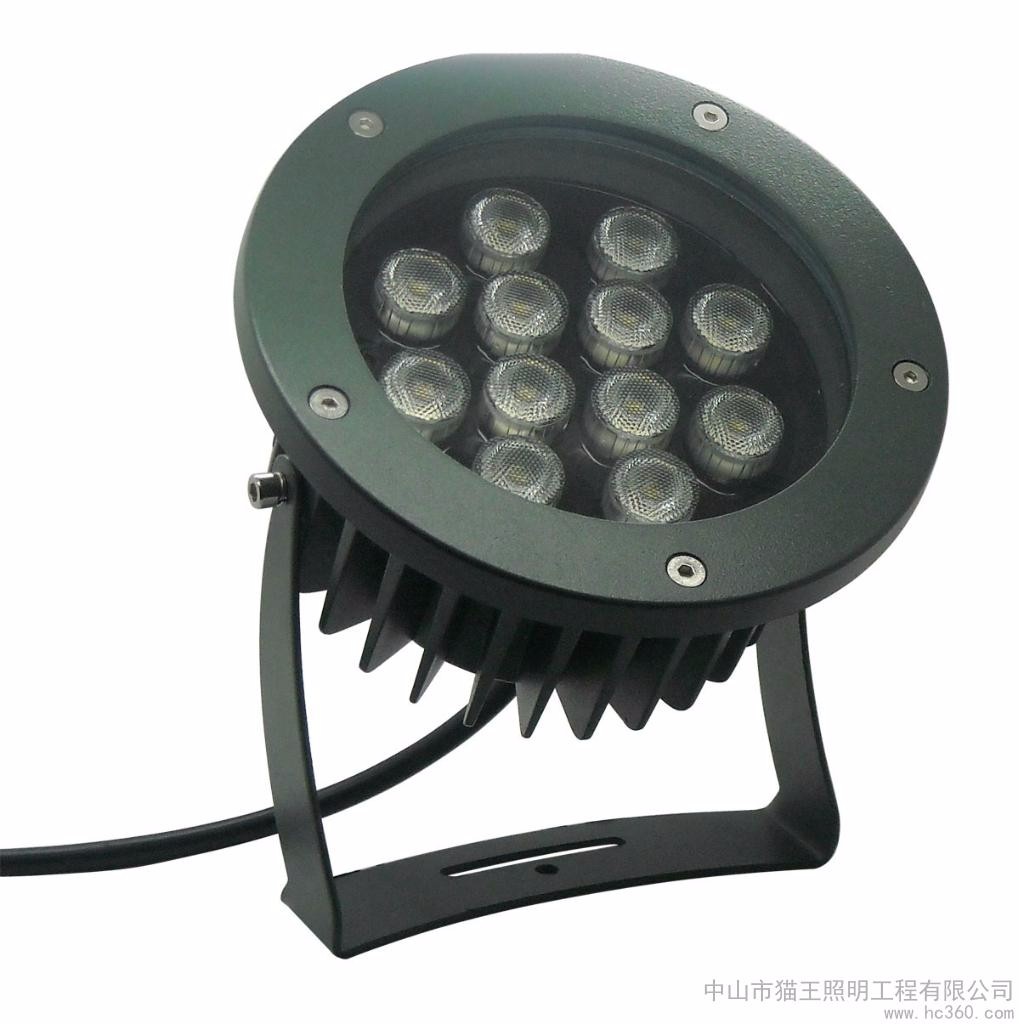集臣LED戶外射燈18*1W彩色投射燈 照亮工程之美，細節(jié)彰顯品質(zhì)